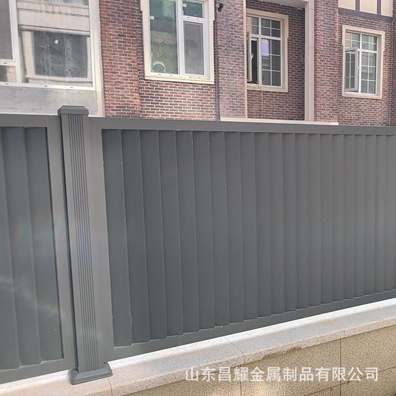 别墅铝艺护栏花园庭院百叶款铝合金围栏小区院子围墙防护栏防攀爬