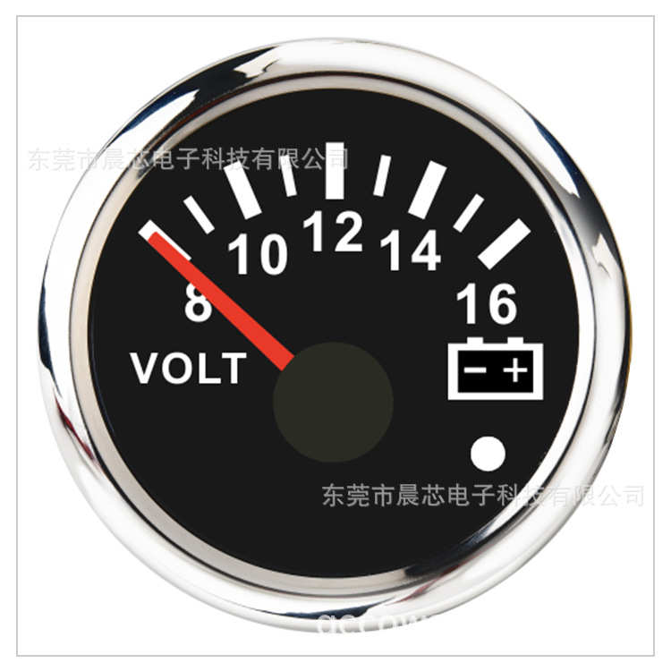商用车改装车特殊车辆船舶游艇电动船12V/24V/36V/48V/60V电压表