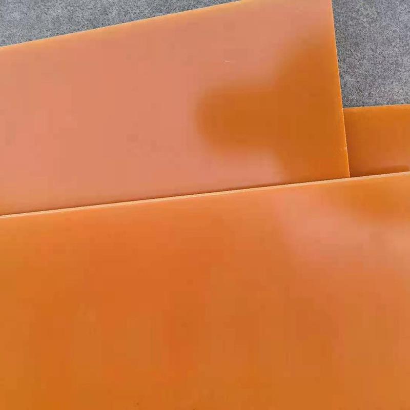 厂家供应橘红色电木板耐高温绝缘治具玻纤板防滑防水环氧树脂板