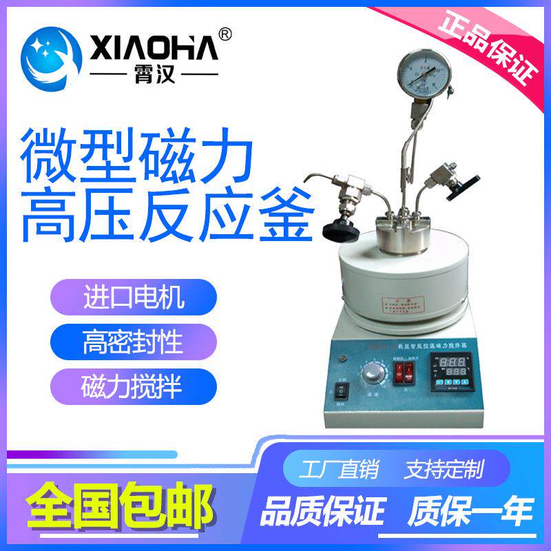 XHCF系列高压反应釜微型磁力高压反应釜不锈钢加氢高压釜