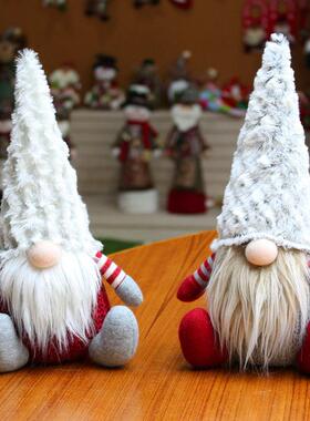 Christmas Dwarf Faceless doll elf gift plush toy decoration
