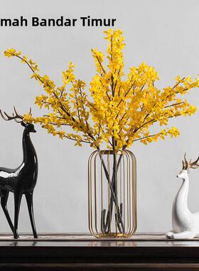 现代北欧轻奢马摆件情侣麋鹿新中式家居装饰客厅玄关乔迁结婚礼物