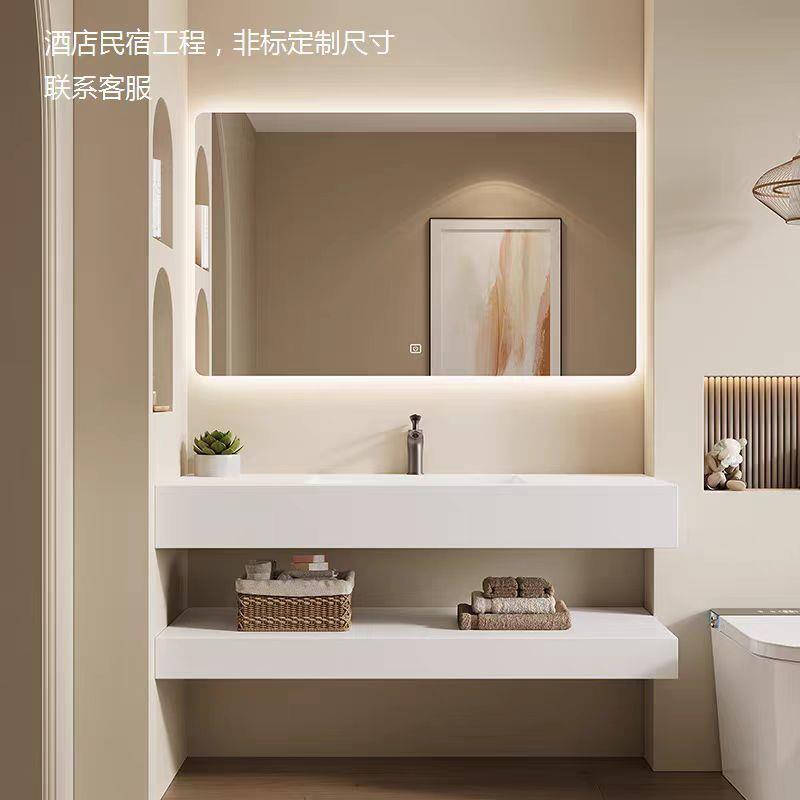 CSP1酒店风岩板无缝盆上下套承接非标现做工地批量