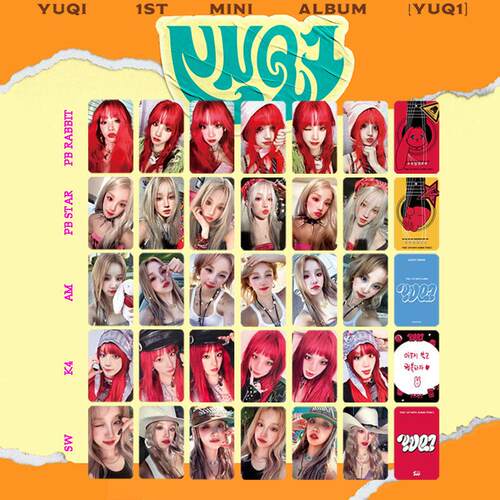 GIDLE女娃YUQI宋雨琦SOLO专辑签售1st Mini Album[YUQ1] 小卡