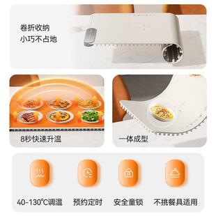 折叠暖菜板饭菜保板热菜温家板暖菜垫多用功能651餐桌暖菜宝