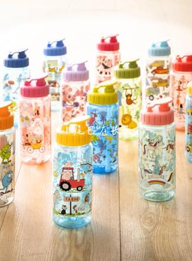 英国Tyrrell katz儿童吸管直饮杯两用卡通可爱插画涂鸦防漏防摔杯