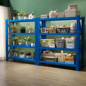 仓库仓储货架中型快递置物架重型五金工厂金属储物铁架子快递货架