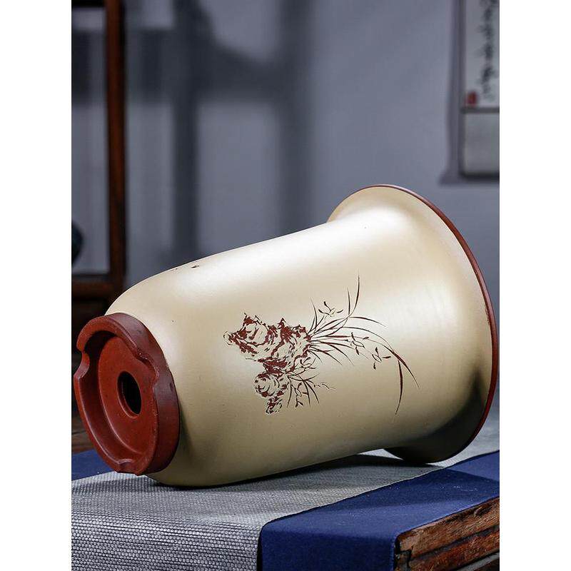 精品紫砂粗陶简约多肉植物兰花盆桌面绿植陶瓷大兰花盆刻绘,鲜花速递/花卉仿真/绿植园艺,花盆,淘宝优惠券,粉丝福利购,淘宝优惠卷