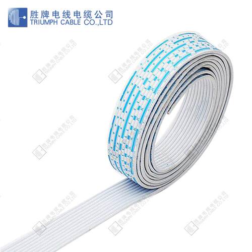 胜牌电线厂供应UL正标2468-24A/10P蓝白排线家电内部引出连接线