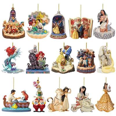 Christmas Pendant Xmas Tree Decoration Princess Flat Cartoo