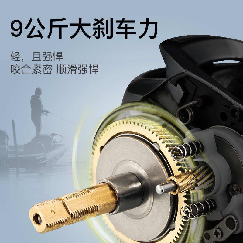 马坎水滴轮泄力报警金属远投防炸线微物路亚磁力泛用打黑筏钓渔轮