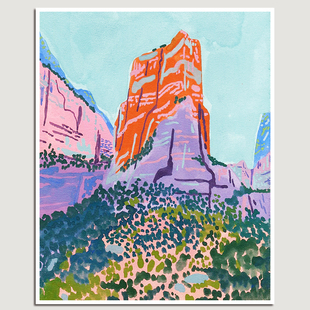 美国知名艺术家Ariel Lee《风景》艺术衍生品版画 风景画挂画