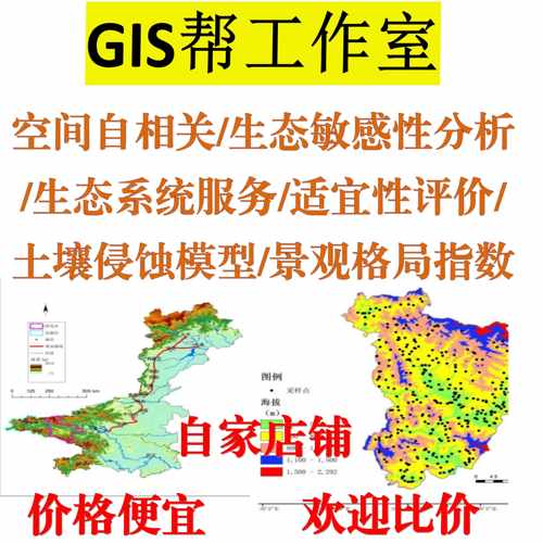 arcgis代做/GIS制图/gis制图/适宜性/土壤侵蚀/景观格局/数据处理