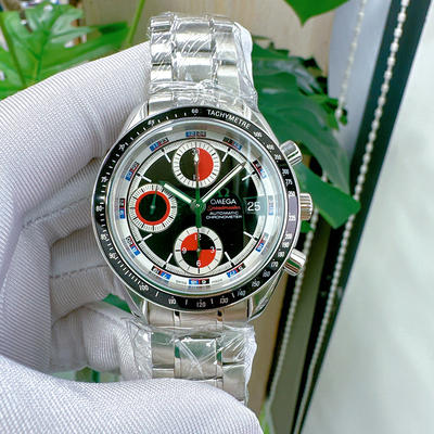 公价25700欧米茄98新超霸男士手表全自动机械计时腕表3210.52.00
