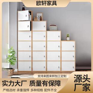 斗柜卧室储物置物收纳柜简易储物柜家用卧室客厅落地存包柜带锁