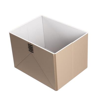 间现代样板间装饰7288收纳盒衣帽厅柜质顶软皮革皮收纳物盒家储居