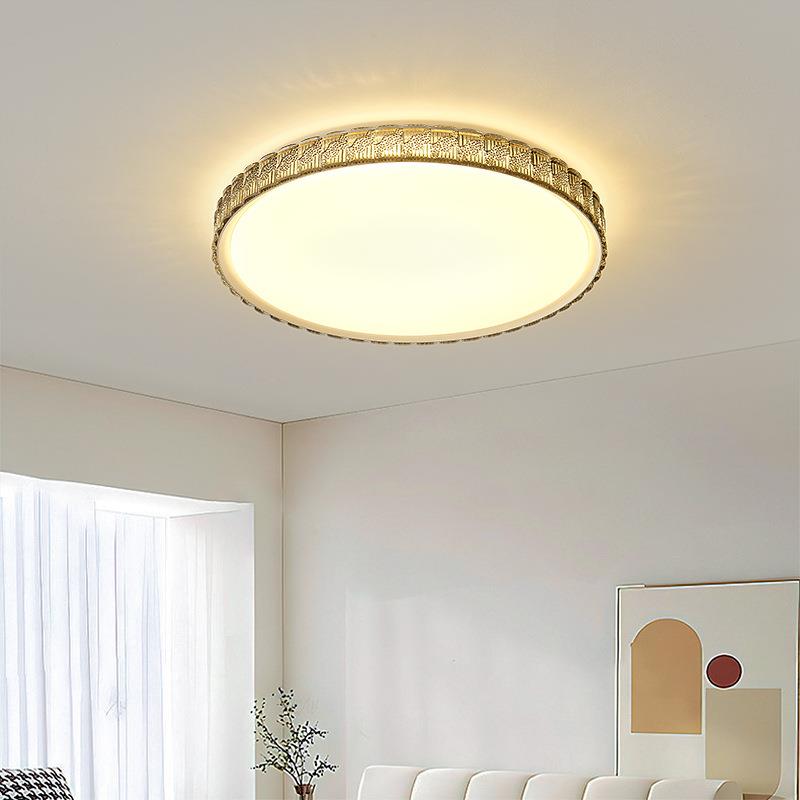 灯led378新吸顶灯款现卧室代简约阳台房间灯具圆形房间书房护眼主