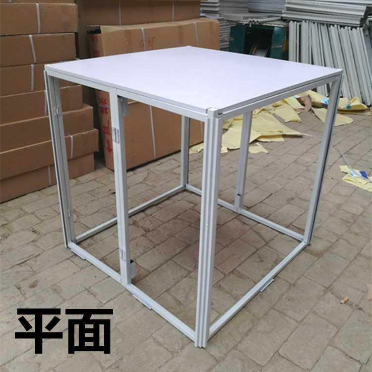超市中岛柜台堆头 商场折叠货架广告桌陈列 花车陈列展柜