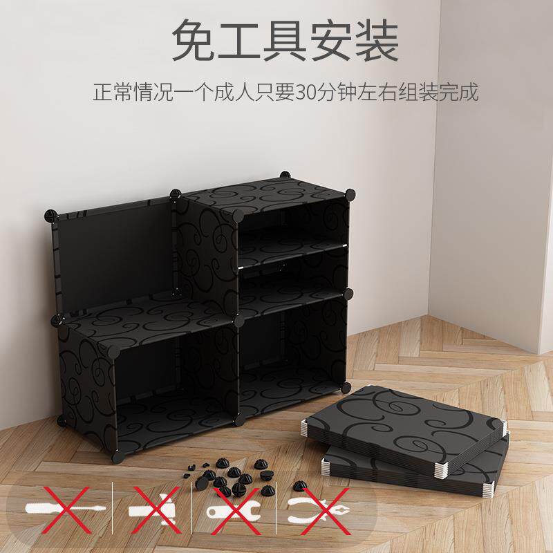 鞋柜家用门口玄关柜阳台储物柜塑料组装经济型大容量简约现鞋架