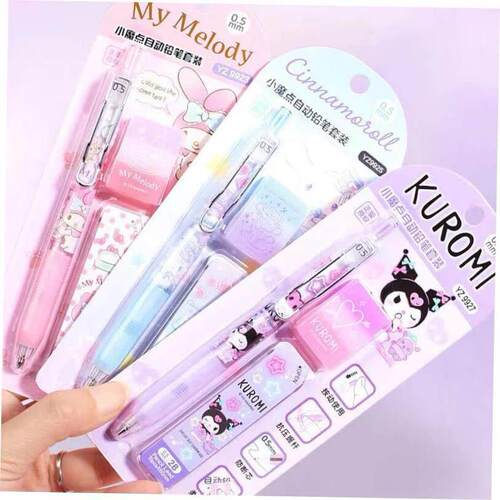 Mymelody Kuromi Cinnamoroll Pochacco Mechanical Pencils with