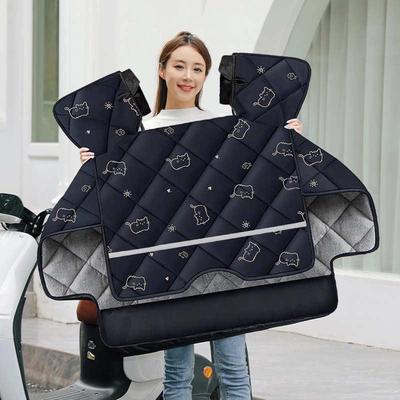 【冬季挡风被清】仓电动车挡风被冬季防水防风加绒加厚通用四季保