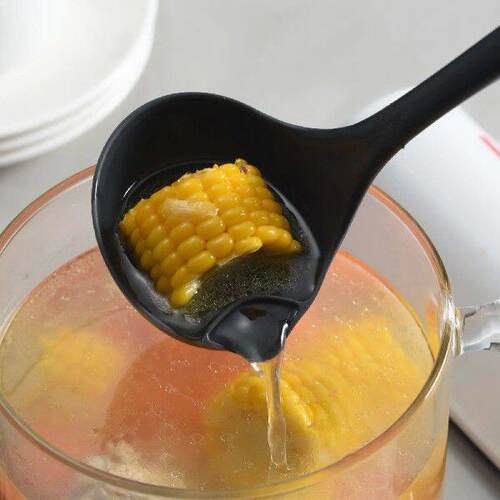 2pcs Oil Separator Soup Spoon Plastic Kitchen Cookware