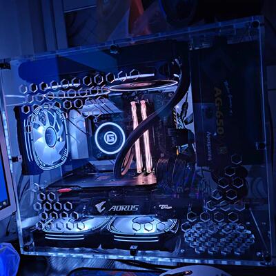cnc定制6mm亚克力机箱 直插机箱 matx/ATX/塔式/水冷/独显