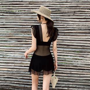 泳衣女款2026新款高端感游泳衣连身保守女士泡温泉显瘦游泳0310r