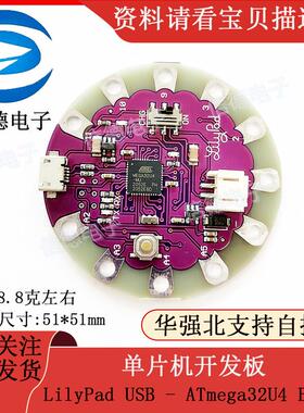 LilyPad USB - ATmega32U4 Board 单片机开发板