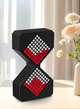 电子沙漏 儿童学生计家用小型沙漏重力感应桌面解压发光沙漏