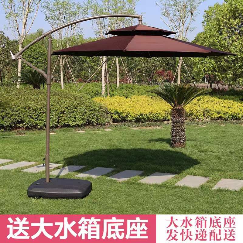 户外遮阳伞商用摆摊太阳伞可印字印logo别墅露天遮阳伞庭院香蕉伞