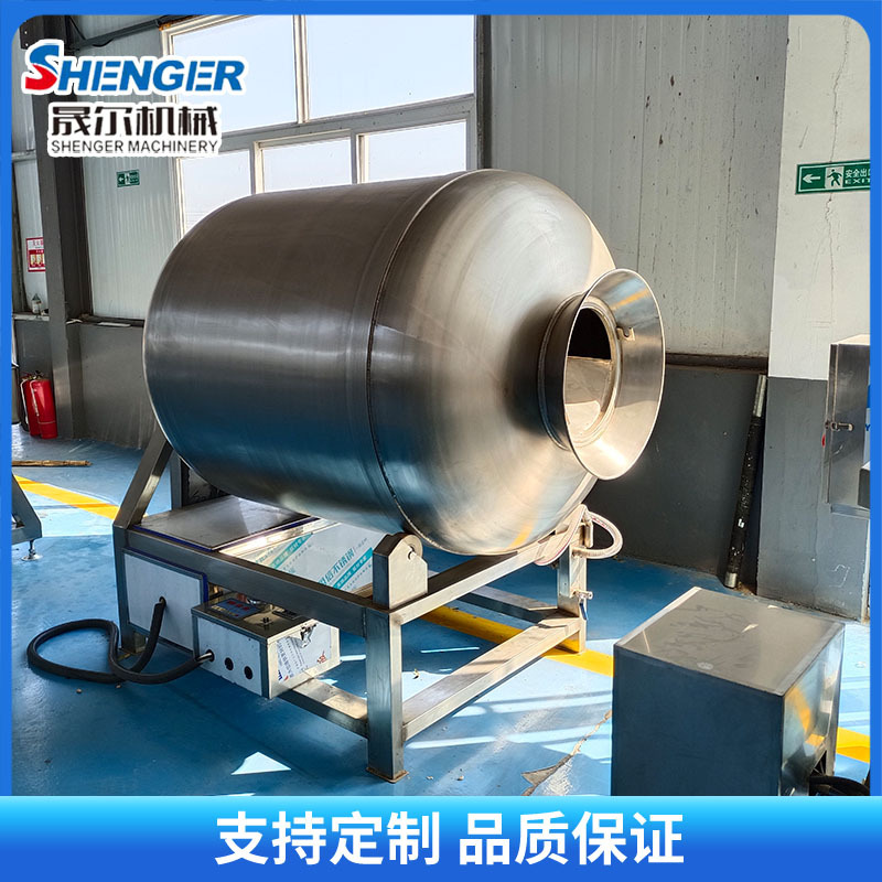 商用猪肉丸鸡肉丸快速腌制入味机全自动真空滚揉机肉类嫩化腌渍机