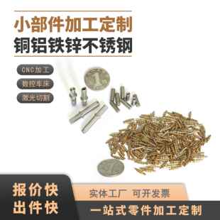 小五金异形管螺丝母垫片铜铝铁不锈钢数控车床走心机零件加工个性