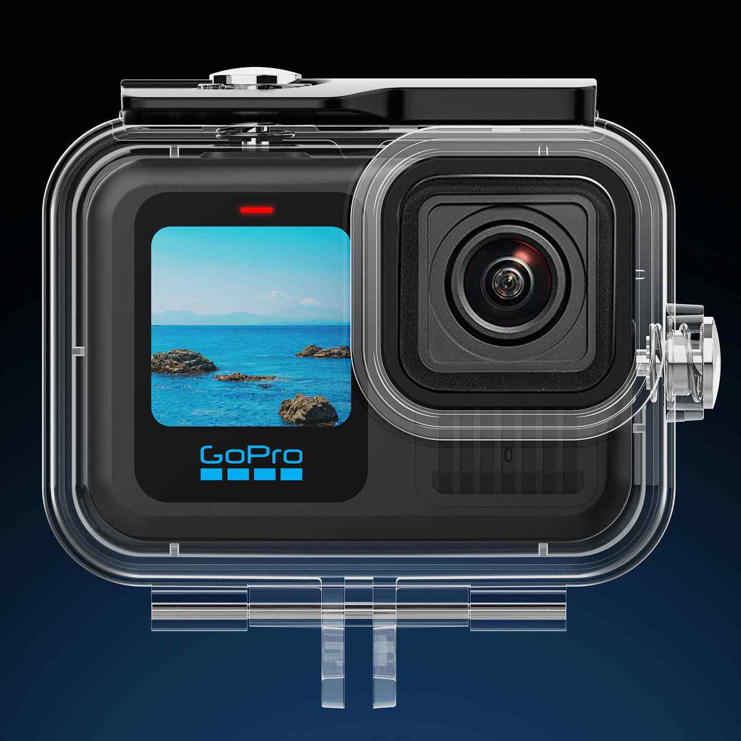 gopro13/12/11/10/9防水壳 GoPro配件 运动相机配件潜水壳保护壳