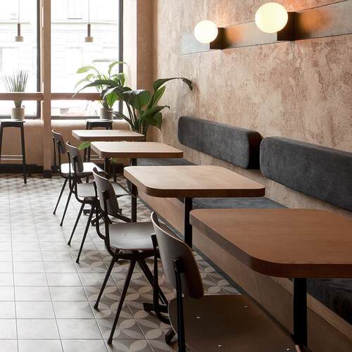 北欧风现代简约实木小圆形桌子ins咖啡厅奶茶饭店餐桌椅组合原木