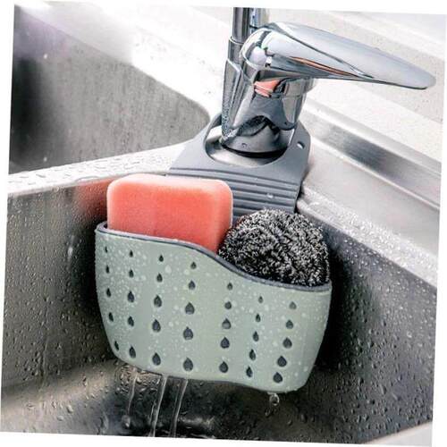 Sink Shelf Soap Sponge Drain rack Kitchen Organizer Holder