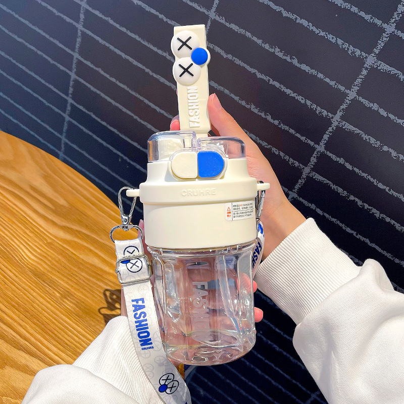 高颜值料杯眼手睛饮杯简约学生随水杯儿童饮水杯塑可爱卡CH-9042