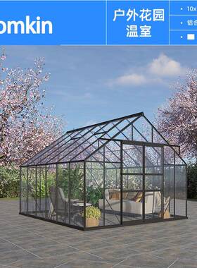 10*12FT暖棚大棚春秋花房镀锌管单体日光温室暖房跨境greenhouse
