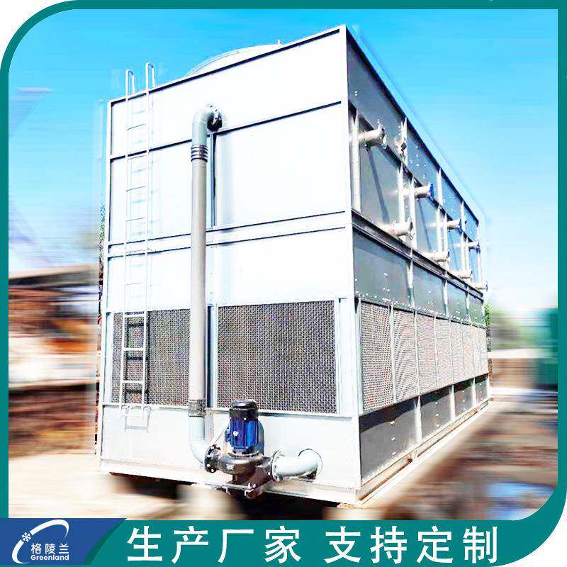闭式逆流冷却塔厂家50t闭式冷却塔3m水塔蒸发冷凝器水冷散热塔