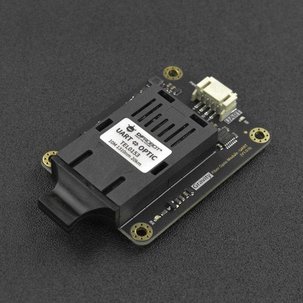 DFROBOT UART光纤通信模组 SC-SC单模双芯跳线传输扩展板