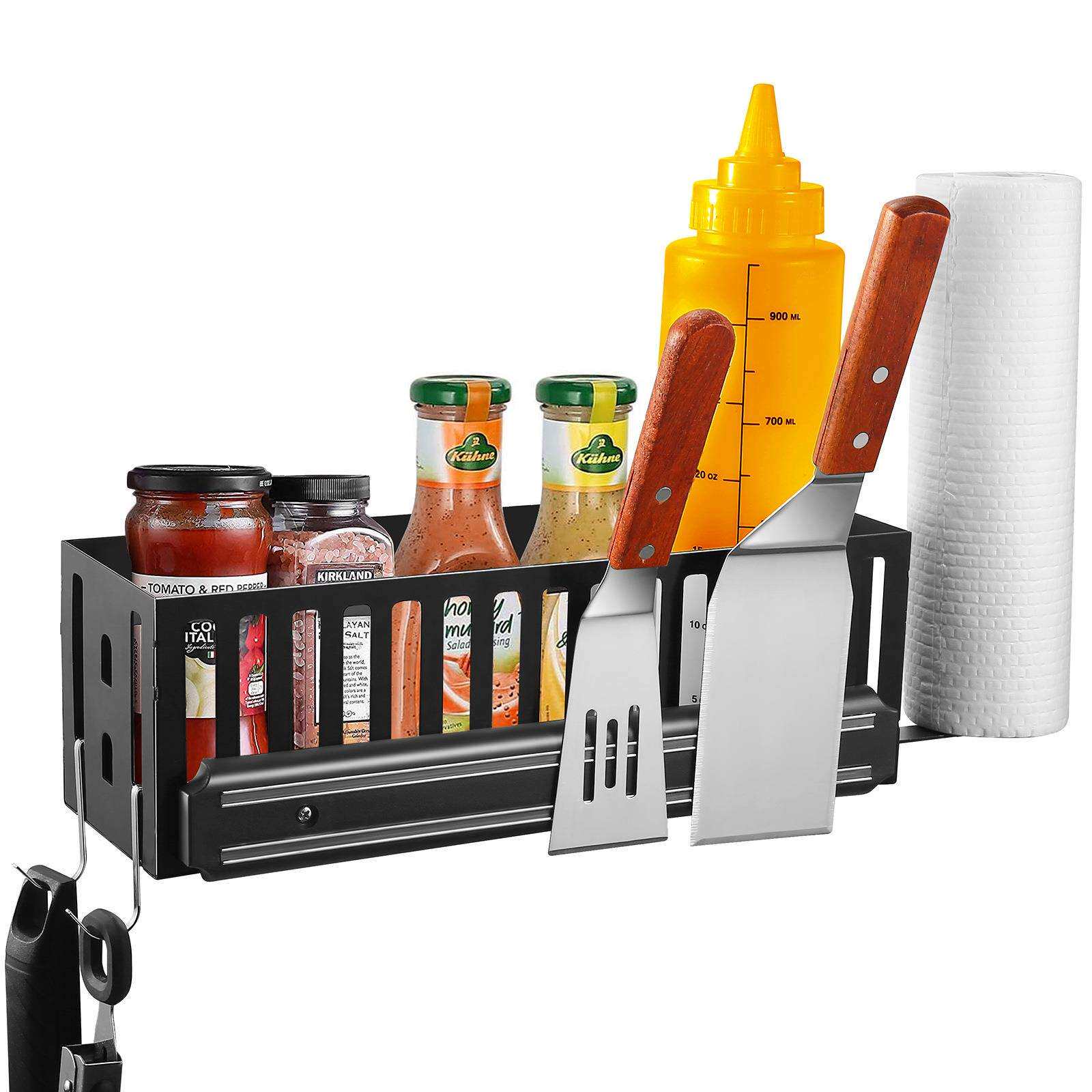 户外烧烤挂架厨房用品纸巾收纳架调料置物架BBQ烧烤侧挂架