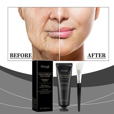 Hoygi 24K Gold Peel-Off Mask - Facial Care for Hydration, Mo