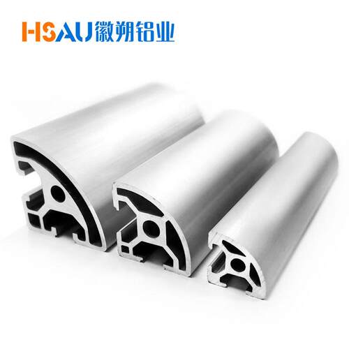 厂家4040R铝型材半圆形铝合金自动化设备转角弧形4040R铝型材