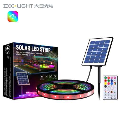 太阳能幻彩灯带 Outdoor LED Strip Lights mart Led Strip Light