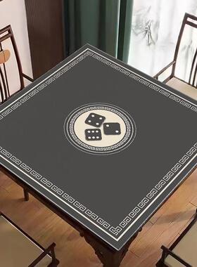 专用静音麻将桌布垫子德州牌扑克桌垫牌桌防水棋牌室绿色新款加厚