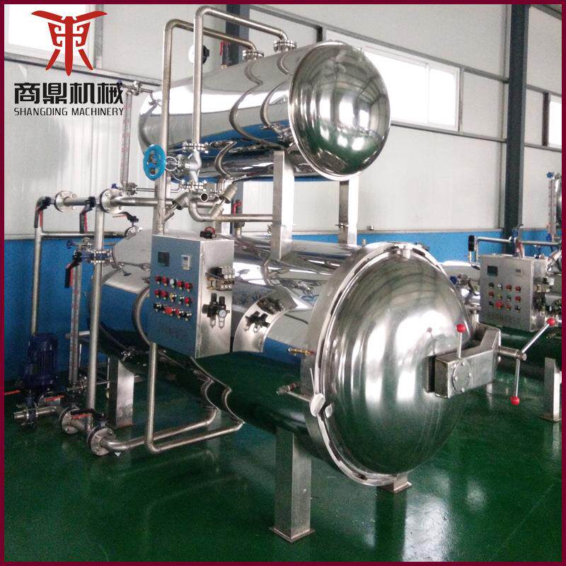 辣椒酱高温灭菌锅玻璃瓶装罐头饮料杀菌锅大型蒸汽杀菌锅