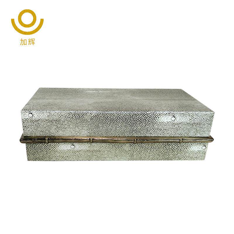 新款创意时尚长方形翻盖木质盒子新中式木质首饰收纳盒木质工艺品