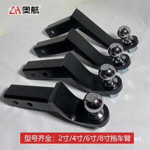 拖车钩流氓钩虎头钩改装配件 拖车杠方口转接头 汽车牵引钩拖钩