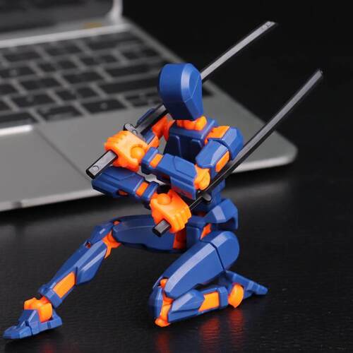 幸运dummy13十三人偶3d打印多关节全身可动翅膀武器三四代同人AI
