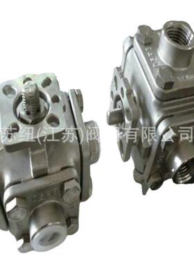 气动四通球阀Q646F-16P_304,316四通球阀_不锈钢四通球阀